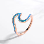 Load image into Gallery viewer, Cute Wave Cloud Opal Ring