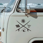 Load image into Gallery viewer, Beach Waves Car Sticker