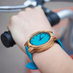 Load image into Gallery viewer, BAMBU BLUE - WOODEN WATCH - Surf Sun Sea