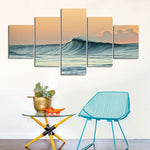 Load image into Gallery viewer, HD PRINTED AQUA BARRELS 5 PIECE CANVAS