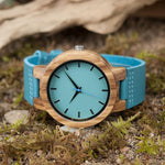 Load image into Gallery viewer, BAMBU BLUE - WOODEN WATCH - Surf Sun Sea