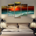 Load image into Gallery viewer, HD PRINTED PERFECT SUNRISE 5 PIECE CANVAS