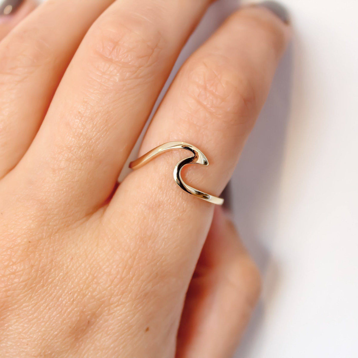 Beach on sale wave ring