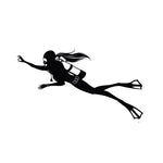 Load image into Gallery viewer, SCUBA DIVER Car Stickers