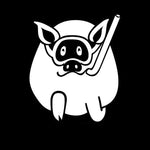 Load image into Gallery viewer, Pig Scuba Diver Car Sticker