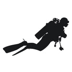 Load image into Gallery viewer, Brave Scuba Diver Sticker