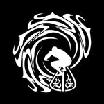 Load image into Gallery viewer, Fire Surfing Car Sticker