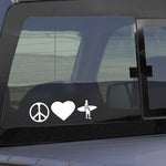 Load image into Gallery viewer, Peace Love Surf Car Sticker