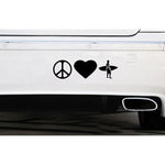 Load image into Gallery viewer, Peace Love Surf Car Sticker