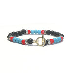 Load image into Gallery viewer, Natural Volcanic Lava Stone Bracelet