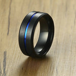 Load image into Gallery viewer, SurfSunSea Titanium Wedding Ring