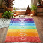 Load image into Gallery viewer, Chakra Beach Tapestry - Surf Sun Sea