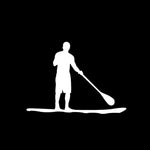 Load image into Gallery viewer, Paddling Silhouette Sticker