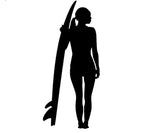 Load image into Gallery viewer, Pretty Deauty Surfer car sticker