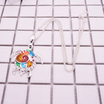 Load image into Gallery viewer, Aqua Sea Turtle & Dragonfly Necklaces - Surf Sun Sea