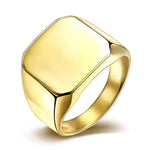 Load image into Gallery viewer, Onyx Squared Solid Ring - Surf Sun Sea