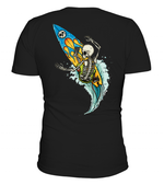 Load image into Gallery viewer, SKELETON SURFER (BACK DESIGN) - Surf Sun Sea