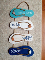 Load image into Gallery viewer, The Beach Is My Happy Place Flip Flop Wall