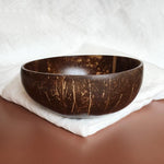 Load image into Gallery viewer, Natural healthy log coconut shell bowl set