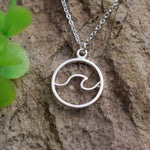 Load image into Gallery viewer, Beach Wave Necklace - Surf Sun Sea