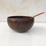 Load image into Gallery viewer, Natural healthy log coconut shell bowl set