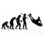Load image into Gallery viewer, Human Bodyboard Evolution Sticker - Surf Sun Sea