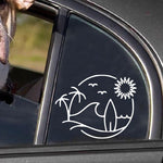 Load image into Gallery viewer, Tropical Ocean Beach Sticker