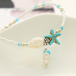 Load image into Gallery viewer, Starfish Anklet For Women - Surf Sun Sea