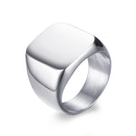 Load image into Gallery viewer, Onyx Squared Solid Ring - Surf Sun Sea