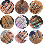 Load image into Gallery viewer, 100pcs Bohemian Knuckle Ring Set