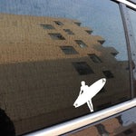 Load image into Gallery viewer, Pretty Female Surfer car sticker