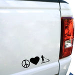 Load image into Gallery viewer, PEACE LOVE PaddleBoarding Sticker