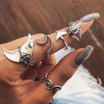 Load image into Gallery viewer, BOHEMIAN MERMAID RINGS SET