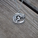 Load image into Gallery viewer, Silver Surfer Girl Necklace