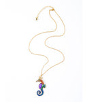 Load image into Gallery viewer, Sea Horse Long Necklace - Surf Sun Sea