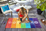 Load image into Gallery viewer, Chakra Beach Tapestry - Surf Sun Sea