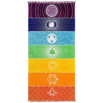 Load image into Gallery viewer, Chakra Beach Tapestry - Surf Sun Sea
