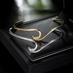 Load image into Gallery viewer, WAVE CUFF BRACELET