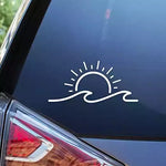 Load image into Gallery viewer, Sunshine wave car sticker
