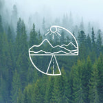 Load image into Gallery viewer, Mountain Adventure Car Sticker
