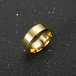 Load image into Gallery viewer, Titanium Black Ring - Surf Sun Sea