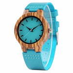 Load image into Gallery viewer, BAMBU BLUE - WOODEN WATCH - Surf Sun Sea