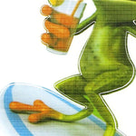 Load image into Gallery viewer, 3D Surfing Funny Car Sticker - Surf Sun Sea