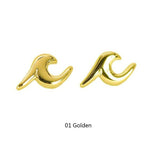 Load image into Gallery viewer, Wave Stud Earrings - Surf Sun Sea