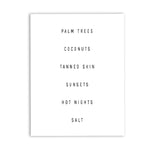 Load image into Gallery viewer, Black and White Beach Canvas Painting - Surf Sun Sea