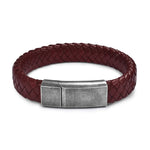 Load image into Gallery viewer, Stainless Steel Braided Leather Bracelet - Surf Sun Sea