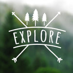 Load image into Gallery viewer, Explore The Forest Car Sticker