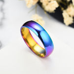 Load image into Gallery viewer, Rainbow Stainless Ring For Women - Surf Sun Sea