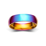 Load image into Gallery viewer, Rainbow Stainless Ring For Women - Surf Sun Sea