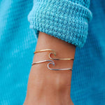 Load image into Gallery viewer, WAVE CUFF BRACELET